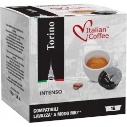 Italian Coffee ASTUCCI - Torino INTENSO | system A Modo Mio 16 szt.