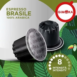 GIMOKA Brasile | system Nespresso 10 szt.  ALU