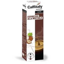 E`CAFFE ESPRESSO NOCCIOLA / HAZELNUT COFFEE | system Caffitaly 10 szt.