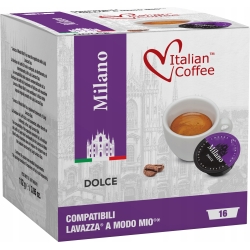 Italian Coffee ASTUCCI - Milano DOLCE | system A Modo Mio 16 szt.