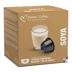 Italian Coffee Soia – mleko sojowe kapsułki Dolce Gusto, 16 sztuk