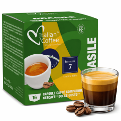 Italian Coffee Brasile – kapsułki Dolce Gusto, 16 sztuk 100% Arabica