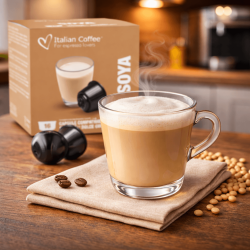 Italian Coffee Soia – mleko sojowe kapsułki Dolce Gusto, 16 sztuk