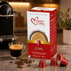 Italian Coffee Espresso Crema – 100 kapsułek do Nespresso Original