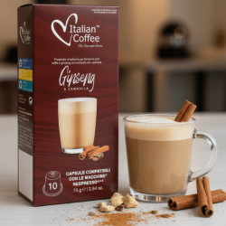 Italian Coffee Caffè & Ginseng alla Cannella – kapsułki Nespresso, 10 sztuk
