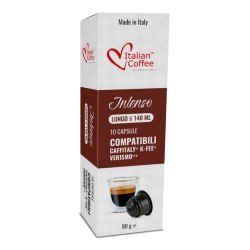 Italian Coffee Lungo Intenso – kapsułki Caffitaly, 10 sztuk