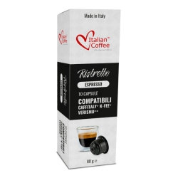 Italian Coffee Ristretto – kapsułki Caffitaly / Cafissimo, 10 sztuk