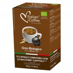 Kapsułki do Caffitaly Cafissimo Italian Coffee Orzo Biologico BIO 12 szt.
