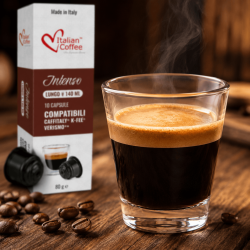 Italian Coffee Lungo Intenso – kapsułki Caffitaly, 10 sztuk