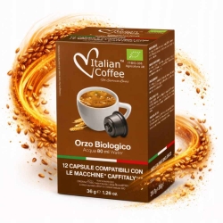 Kapsułki do Caffitaly Cafissimo Italian Coffee Orzo Biologico BIO 12 szt.