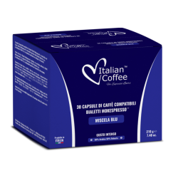 Italian Coffee Miscela Blu – kapsułki Bialetti, 30 sztuk