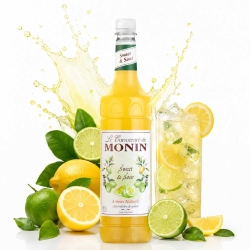 MONIN Sweet & Sour 1 L – koncentrat cytryna-limonka do drinków i lemoniad