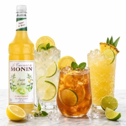 MONIN Sweet & Sour 1 L – koncentrat cytryna-limonka do drinków i lemoniad