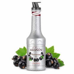 MONIN Blackcurrant Puree 1 L – czarna porzeczka do lemoniad i deserów