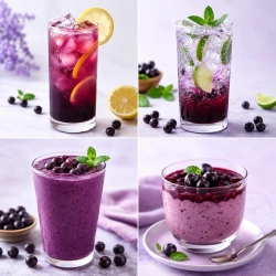 MONIN Blackcurrant Puree 1 L – czarna porzeczka do lemoniad i deserów