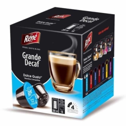 René GRANDE DECAF - KAWA BEZKOFEINOWA | system Dolce Gusto 16 szt.