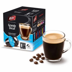 René GRANDE DECAF - KAWA BEZKOFEINOWA | system Dolce Gusto 16 szt.