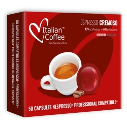 Italian Coffee Espresso CREMOSO | system Nespresso PROFESSIONAL 50 szt.