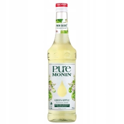 PURE GREEN APPLE - syrop bez cukru zielone jabłko 0,7 l