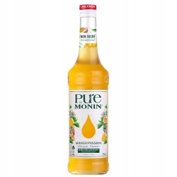 PURE PASSION FRUIT MANGO - syrop bez cukru marakuja i mango 0,7 l